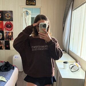 Brown Women's sweater